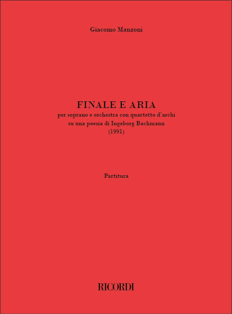 Finale e aria